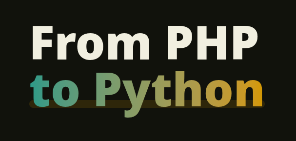 From PHP to Python course